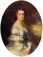 Winterhalter, Franz Xavier - Melanie de Bussiere Comtesse Edmond de Pourtales